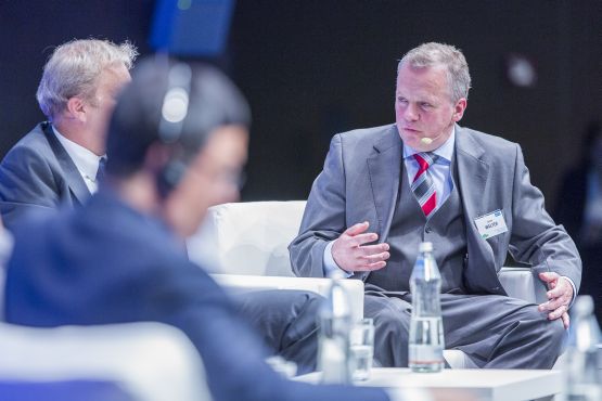 Podiumsdiskussion während der 4th AVL Large Engines TechDays in Graz