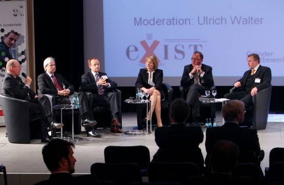 Panel discussion during Gründerkongress Multimedia 2009